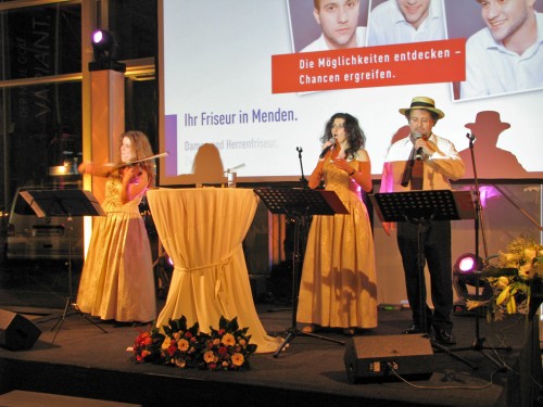 Die Gruppe "I Gondolieri" begleitete den Sponsorenabend 2013 musikalisch mit italienischen Opernmelodien und Schlagern.